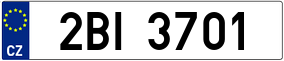 Truck License Plate
